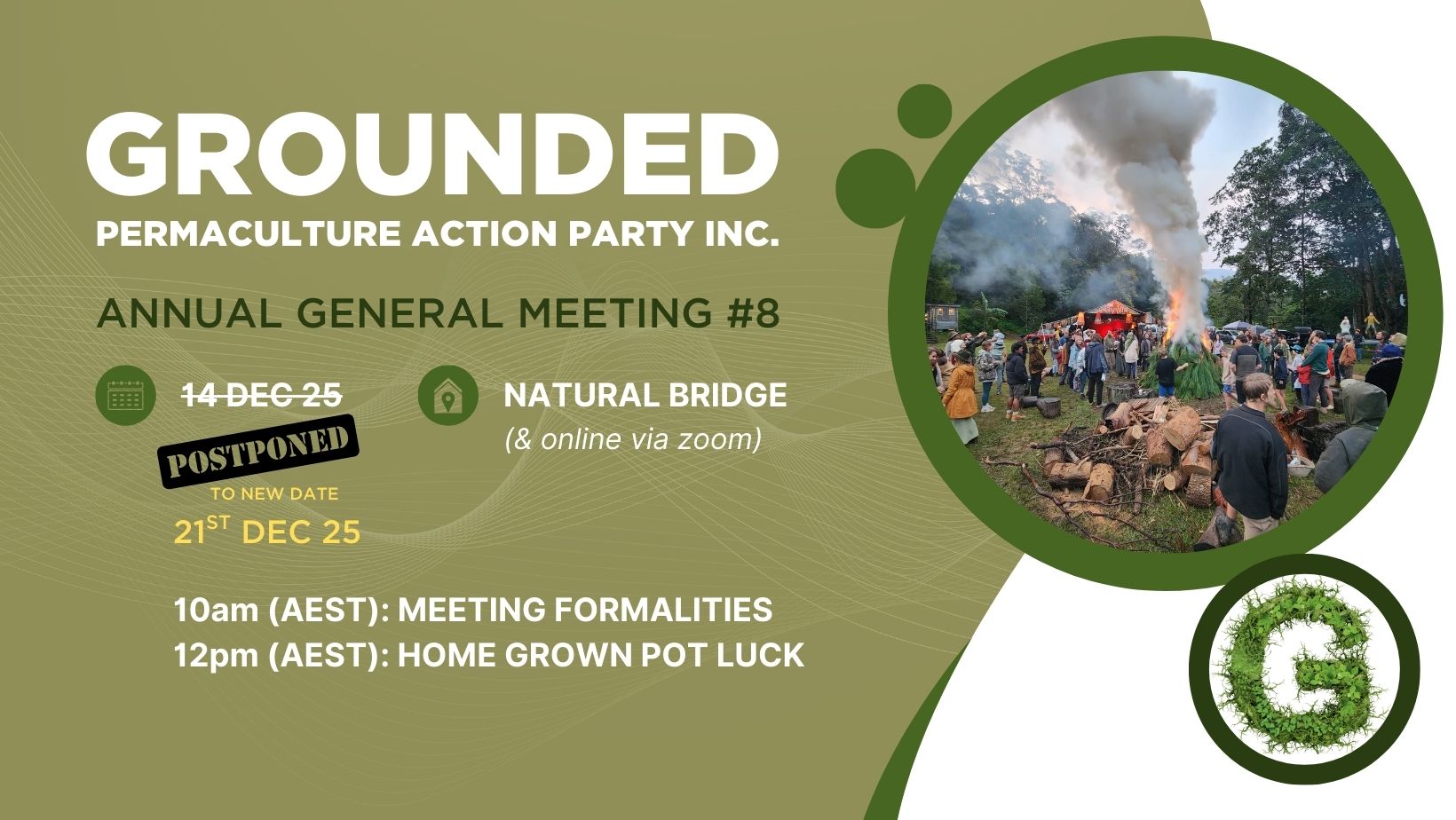 GROUNDED AGM postponed